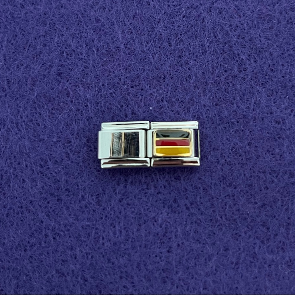German flag Italian charm